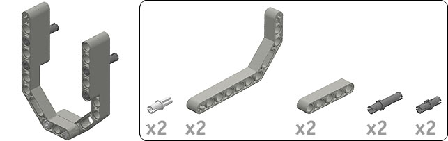 Left Wheel Brace Bill of Materials