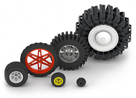 BrickVista - Rover Wheels
